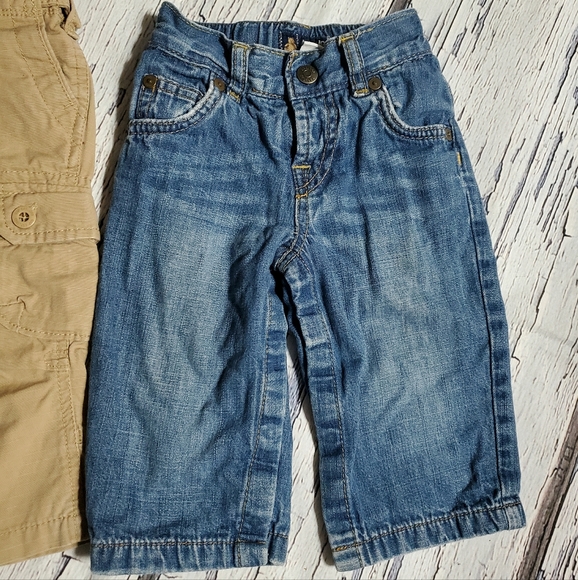 BABYGAP Pants Jeans Baby Size 12-18 Months - 2 Pairs Set - Picture 5 of 14